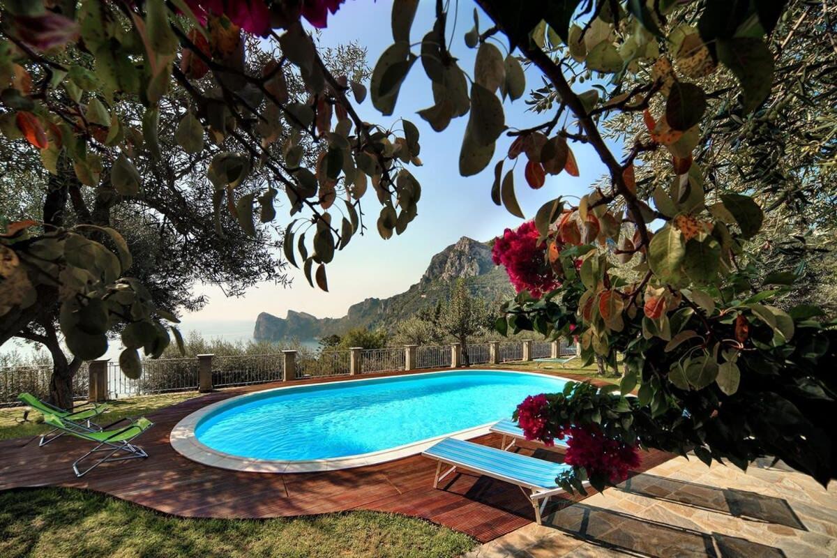 Villa Relais Mamma Mia Sea Views Pool & Terraces Massa Lubrense Exterior foto